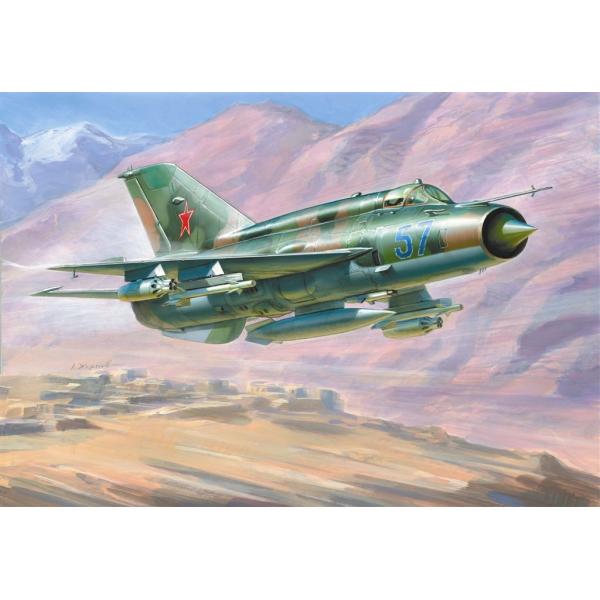 Model Kit letadlo 7259 – MIG-21 BIS Soviet Fighter (1:72)