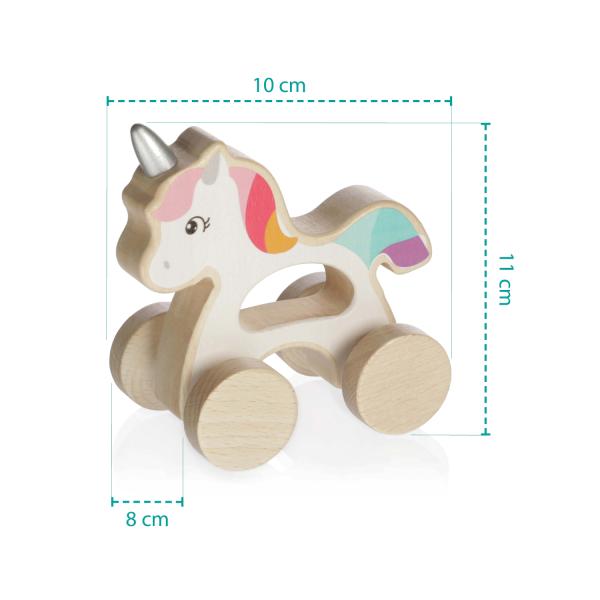 Dřevěný jezdící jednorožec, Unicorn (obrázek 3)