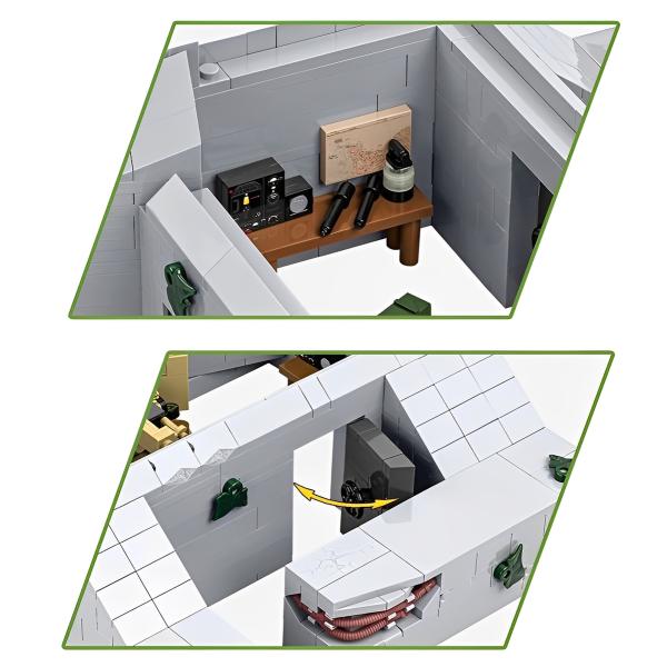Cobi II WW Regelbau 667 německý bunker, 1:35, 630 k, 2 f (obrázek 7)