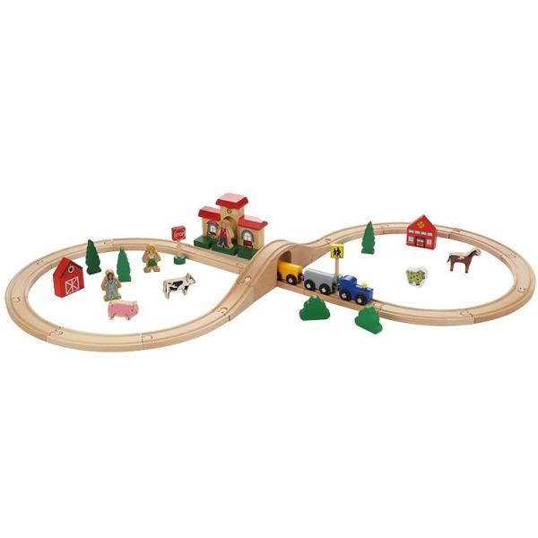 BABU vláčiky - Vláčikodráha so 40 dielikmi