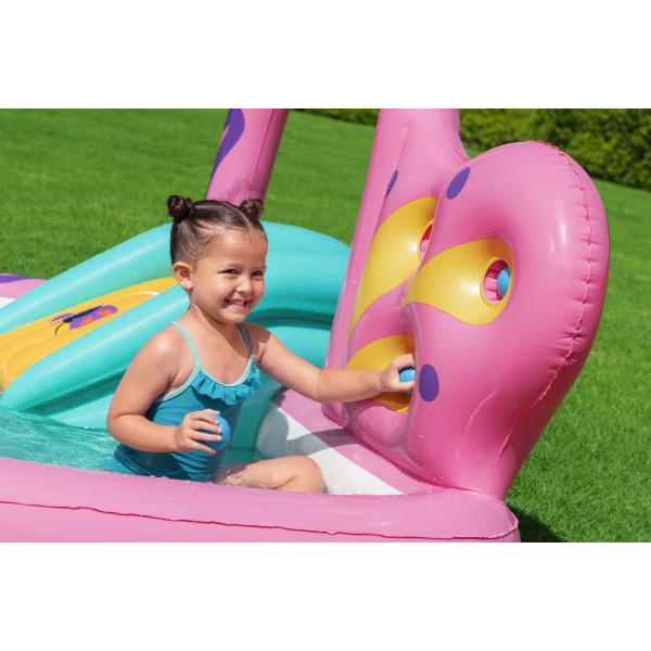 Bestway 53175 Dětské nafukovací herní centrum Butterfly Wonder, 180 x 180 x 117 cm (obrázek 9)