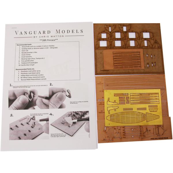 Vanguard Models Pinnace člun 28" 1:64 kit (obrázek 5)