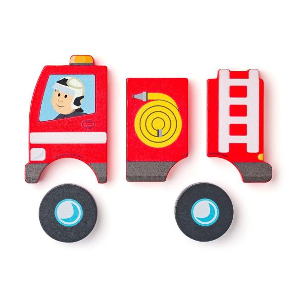 Woody Puzzle Baby – hasič