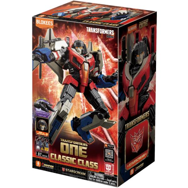 TRANSFORMERS BLOKEES stavebnice Classic Class 16 Starscream Transformer One (obrázek 4)
