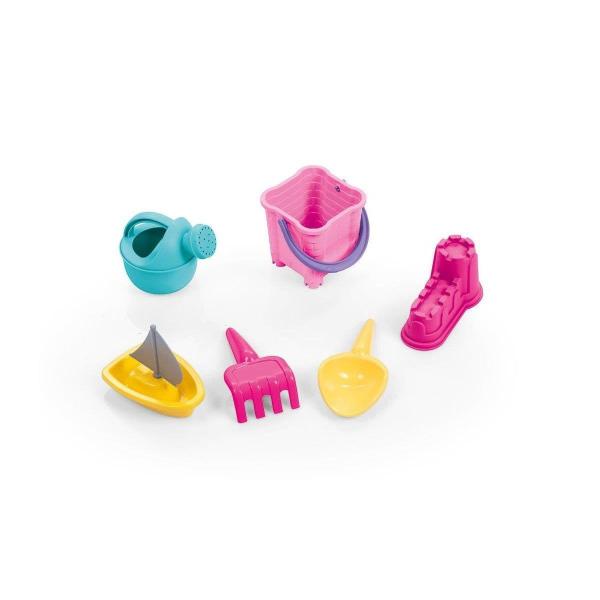 Dolu Hrací stolek 3v1, bílo-růžová (obrázek 3)