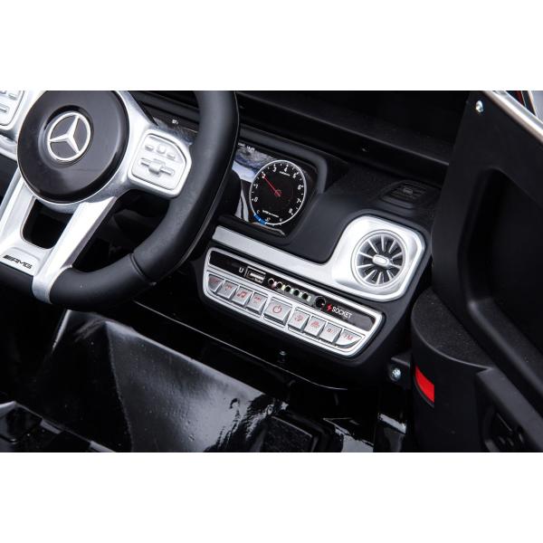 Elektrické autíčko Mercedes G63 12V, černé, Jednomístné sedadlo, Lithiová baterie (obrázek 4)