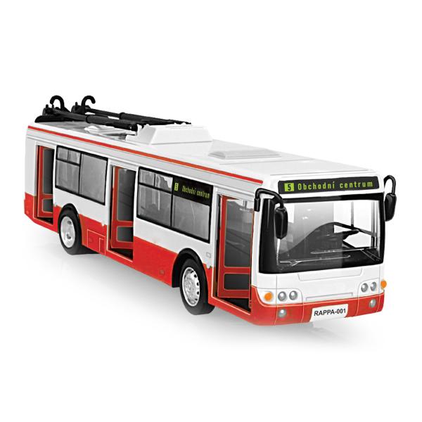 Trolejbus, který hlásí zastávky česky, 28 cm (obrázek 3)