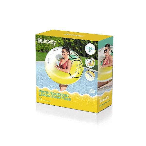 Nafukovací kruh Squeezed Lemon, průměr 114 cm