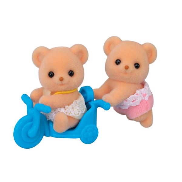 Sylvanian Families Gemelos Ositos Galleta con motocicleta
