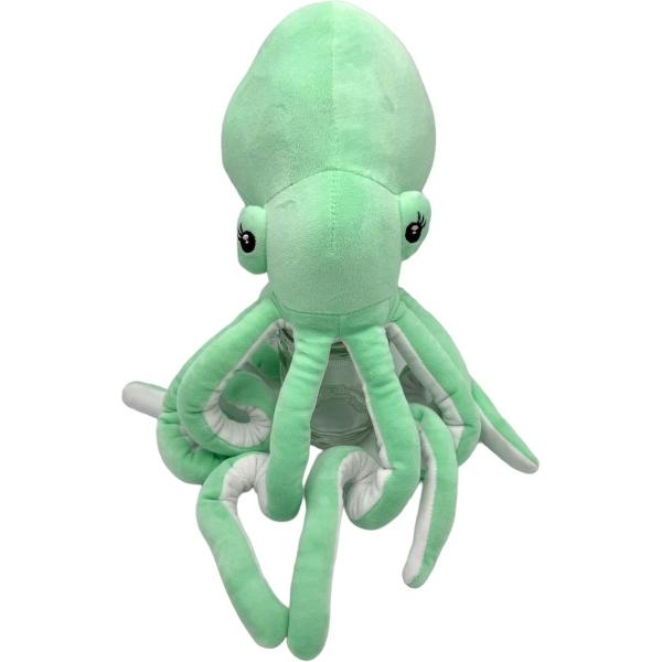 Juguete de peluche pulpo verde 45cm