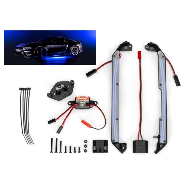 Traxxas LED podsvícení šasi modré (pro 4-Tec 2.0, Drift) (obrázek 5)
