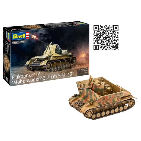 Plastic ModelKit military 03363 - Flakpanzer IV "Möbelwagen" 3.7cm Flak 43 (1:72) (obrázek 11)