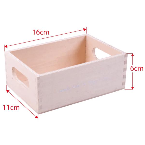 Bigjigs Toys Dřevěná krabička na potraviny