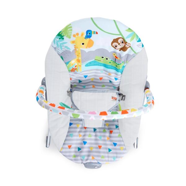 BRIGHT STARTS Lehátko vibrující Safari Fun™ 0m+ do 9 kg (obrázek 3)
