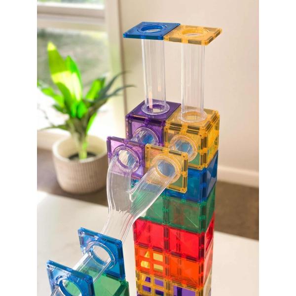 CONNETIX® Rainbow Ball Run Pack magnetická stavebnice 92 ks (obrázek 8)