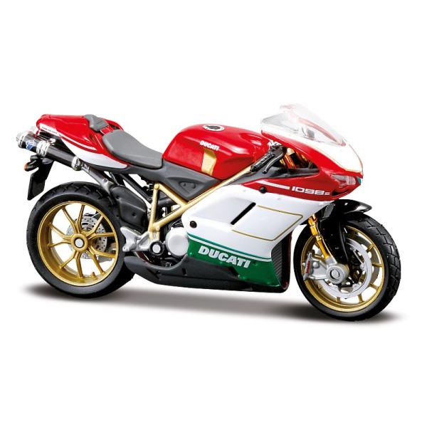Maisto - Motocykel, Ducati 1098 S Tricolore, 1:18