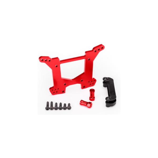 Traxxas veža zadných tlmičov hliníková červená