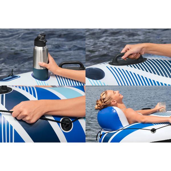 Bestway 43116 Nafukovací kruh Rapid Rider 135 cm, modrý (obrázek 10)