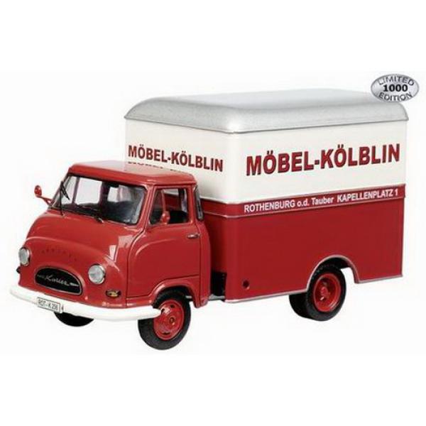 1:43 HANOMAG KURIER KASTENWAGEN MOBEL KOLBBLIN