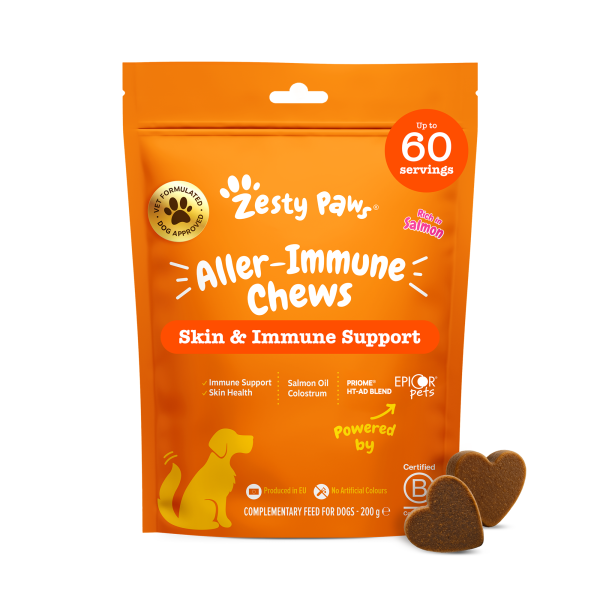 Zesty Paws Allergy & Immunity Chews (60 ks) – funkčný doplnok stravy pre psov na podporu