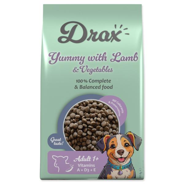 Krmivo Drax Adult s jahňacím mäsom a zeleninou 10kg