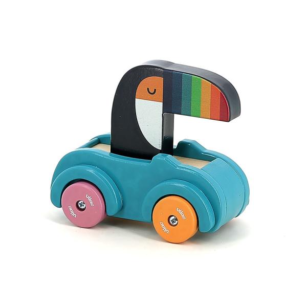 Vilac Dřevěné autíčko s klaksonem Tukan (obrázek 4)