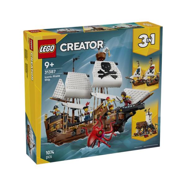 LEGO® Creator 3 v 1 31387 Ikonická pirátská loď (obrázek 3)