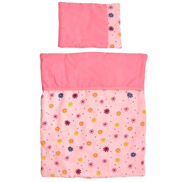 Peřinka a polštářek pro panenky 46 cm