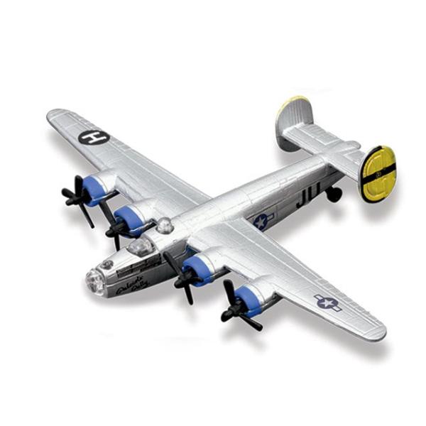 Maisto - Fresh Metal Tailwinds - lietadlá, B-24 Liberator, strieborné