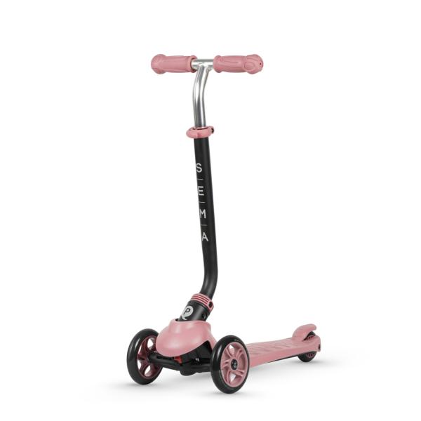 QPLAY Koloběžka / odrážedlo Sema Pink, věk 1 – 6 let, do 50 kg