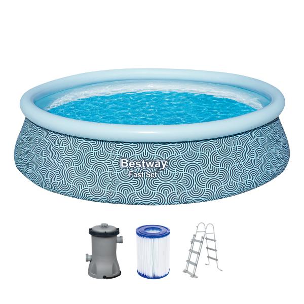 Bestway 57372 Kruhový bazénový set, 457 x 107 cm s příslušenstvím