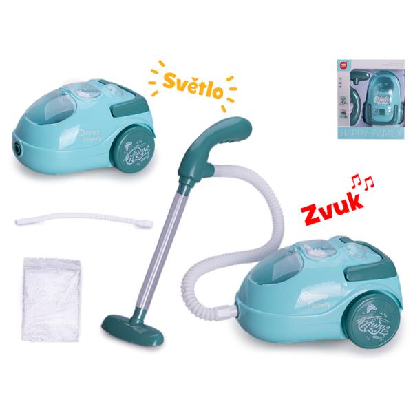Vysavač 15cm na baterie se světlem a zvukem