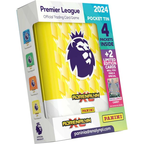 PREMIER LEAGUE 2023/2024 - ADRENALYN - plechová krabička (pocket) (obrázek 4)