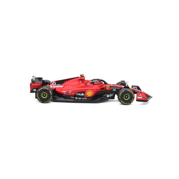 Bburago 1:43 Formula F1 Ferrari Scuderia SF-24 (2024) č.55 Carlos Sainz - s řidičem (obrázek 4)