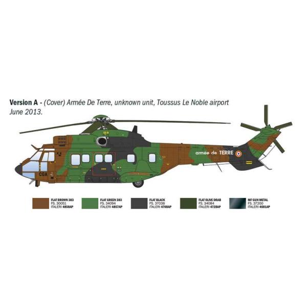 Model Kit vrtulník 91096 - AS332 Super Puma (1:72) (obrázek 4)