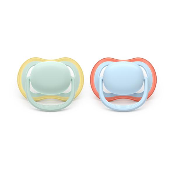 Philips Avent Dudlík ultra air modrá/zelená 0-6m chlapec 2 ks