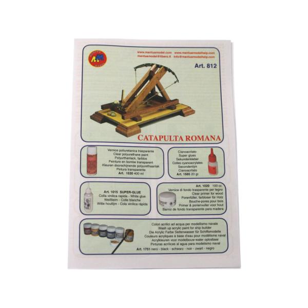 Mantua Model Římský katapult 1:17 kit (obrázek 7)