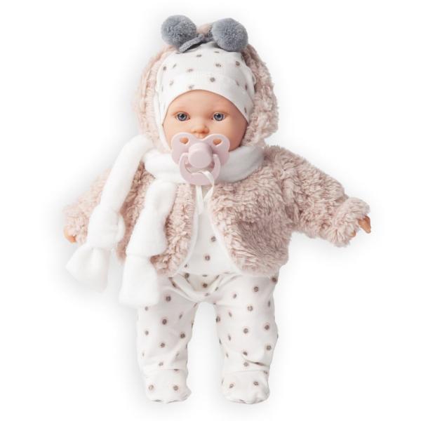 Antonio Juan 1120 KIKA – realistická panenka se zvuky a měkkým látkovým tělem – 27 cm