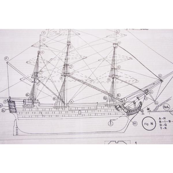 MINI MAMOLI H.M.S. Victory 1:325 kit (obrázek 9)
