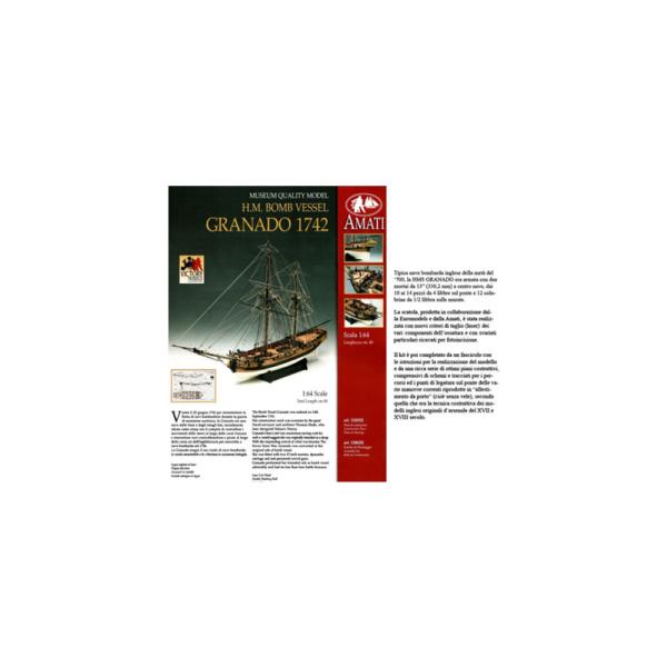 VICTORY MODELS H.M. Granado 1741 1:64 kit (obrázek 3)