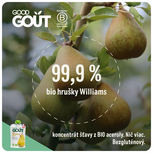 Good Gout BIO Hruška Williams (120 g) (obrázek 4)