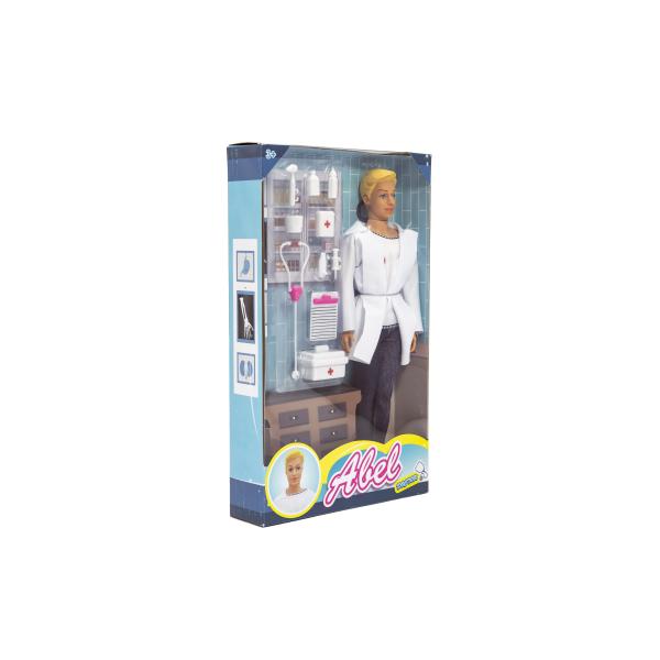 Panáček doktor nekloubový plast 30cm s doplňky (obrázek 3)