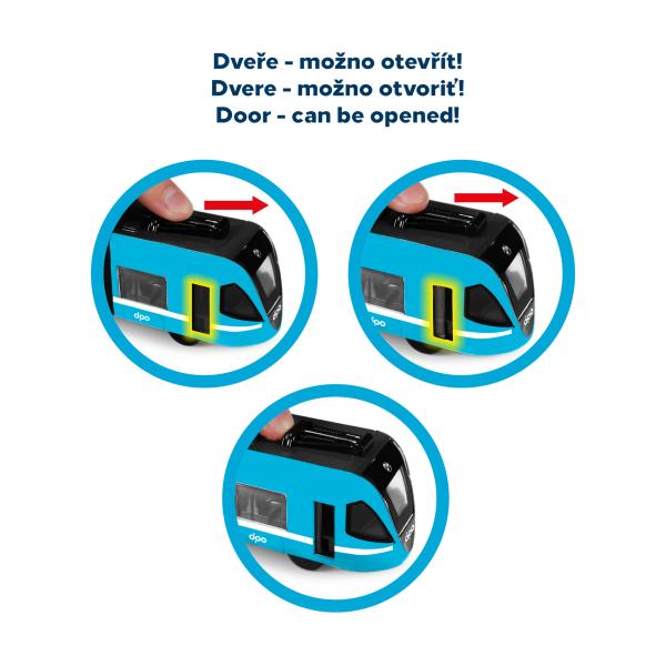 Kovová moderní tramvaj DPO Ostrava 23 cm (obrázek 5)
