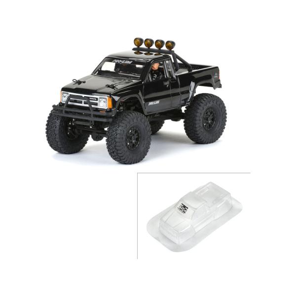 Pro-Line karosérie 1985 Toyota HiLux SR5 čirá: SCX24 (obrázek 6)