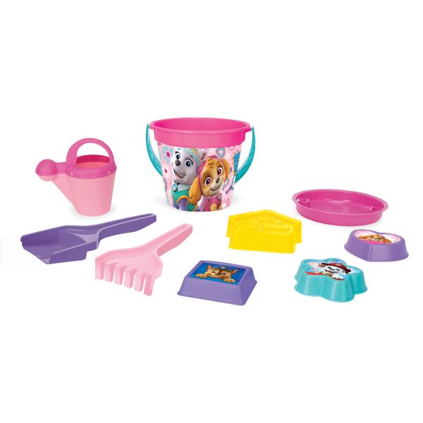 Wader Sada do písku 9 ks - Paw Patrol - růžová
