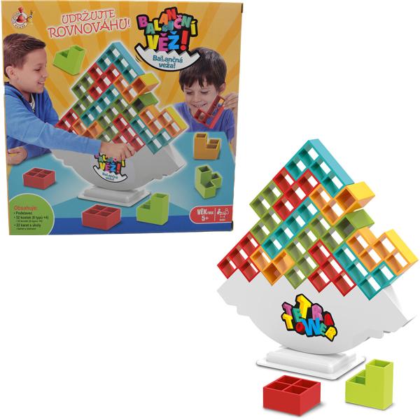 STUDO GAMES - Balančná veža! 32 ks