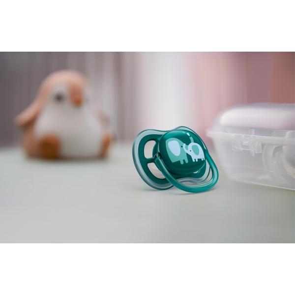 Philips AVENT Dudlík Ultra air 18m+ kluk (slon) 2ks (obrázek 4)