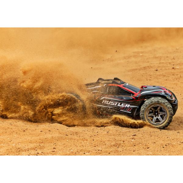 Traxxas Rustler 1:10 BL-2s 4WD RTR červený (obrázek 11)