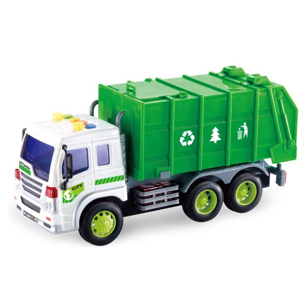 Camion della spazzatura con effetti 28 cm - Confezione ceca