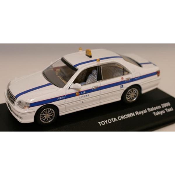 1:43 TOYOTA CROWN ROYAL 2005 TOKYO TAXI WHITE
